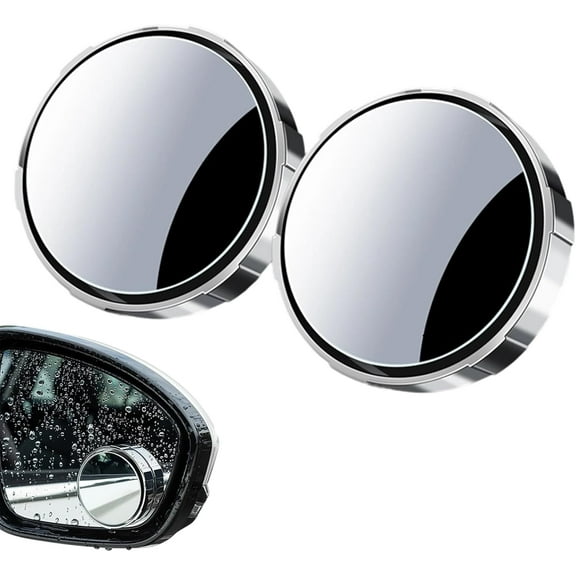 Primarilyx Car Blind Spot Mirror 2 Pack, Primarycar Side Mirror Blindspot | Wide Angle Mirrors | Fish Eye Mirrors 2025 New, Espejos De Punto Ciego Para Carros, Blind Spot Monitoring (Sliver,2PCS)
