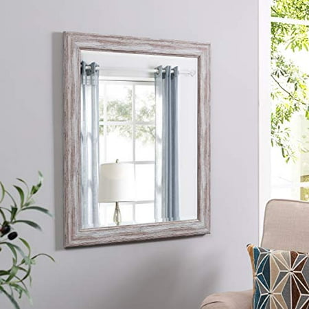 Rustic Wall Mirror White 36 X 30 By Naomi Home Com Rustic Wall Mirror White 36 X 30 By