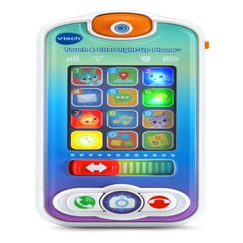 VTech Touch & Chat Light-Up Phone Musical Learning Play Cell Phone, Unisex