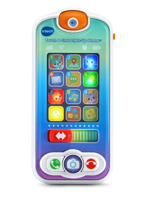 VTech Touch & Chat Light up Phone Musical Learning Play Cell Phone, Unisex, for Infants & Toddlers