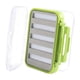thumbnail image 2 of Caja de pesca con mosca Sunnimix 7,6x3,3x10,4 cm peso ligero accesorio profesional duradero Verde Caso de pesca, 2 of 7