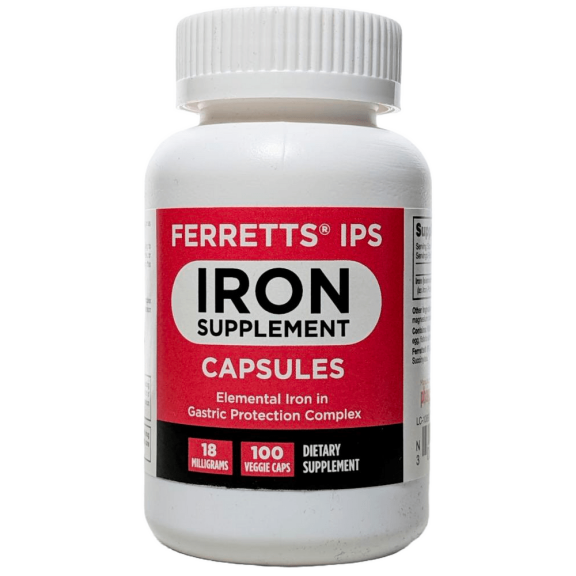 Ferretts IPS 18mg Iron Capsules