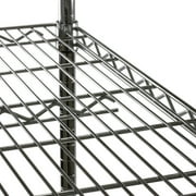 Shelving Inc. 12 d x 12 w x 54 h Chrome Wire Shelving with 5 Shelves