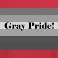 thumbnail image 3 of CafePress - Gray Pride Dark T Shirt - Men's Classic Graphic Cotton T-Shirt, 3 of 4