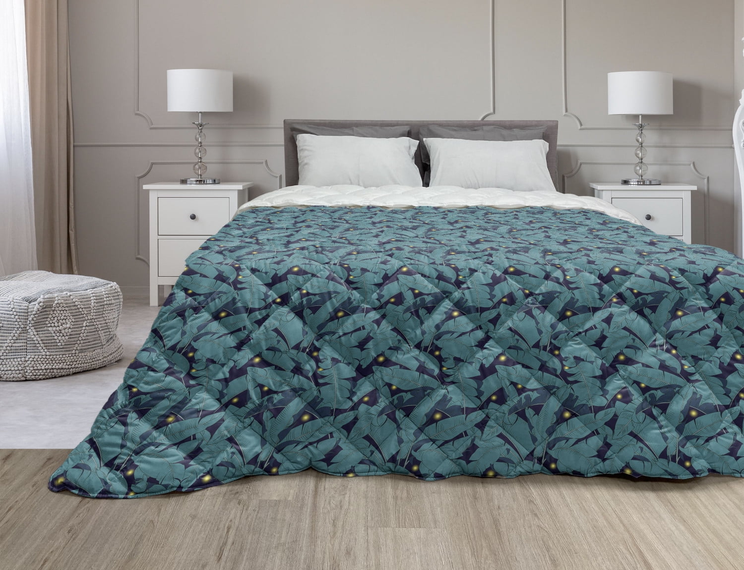 Snake Down Alternative Comforter, Demonstration of Curvy Lengthy