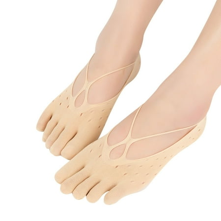 

1 Pairs Women s Solid Ice Silk Socks Breathable Socks Non Slip Socks Low Socks Cotton Stockings Men