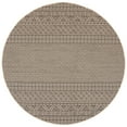 thumbnail image 5 of SAFAVIEH Courtyard Naomi Geometric Indoor/Outdoor Area Rug, Beige/Black, 4' x 4' Square, 5 of 10