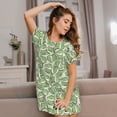 thumbnail image 3 of Sikiie Cute Crocodile Print Women's Short-sleeved Nightdress, Round Neck Pullover Nightdress Pajamas Summer Home Wear, 3 of 6