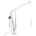 thumbnail image 4 of Vestil Manufacturing WTJ-4-G-DC DC Powered Winch Operated Truck Jib Crane - Galvanized, 2000 lbs, 4 of 5