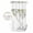 White, variant on No Hook Eucalyptus Shower Curtain with Snap in Liner Set, Sage Green Botanical Weeping Leaf Waterproof Fabric Bathroom Curtains with See Through Top Window, Hotel Style Stall 48 x 72 Inch