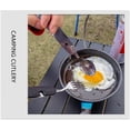 thumbnail image 4 of Juego de cubiertos para acampar 6 en 1 Cubiertos plegables de acero inoxidable Juego de cubiertos Juego de viaje al aire libre Vajilla extraíble Aplicar para senderismo Picnic Festival 2pcs LingWen 9024719143002, 4 of 4
