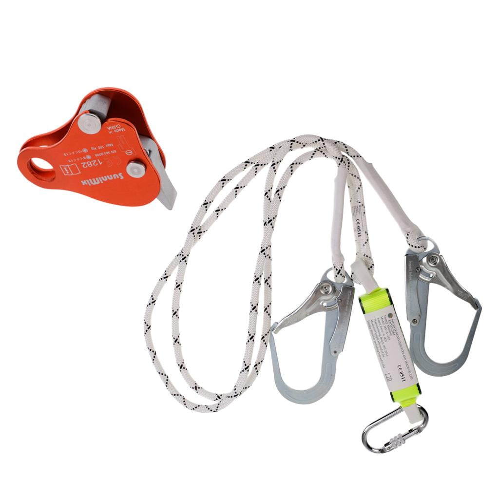 24 KN Climbing Equipment Climbing Rope Grab Abseiling Device Fall Protection 