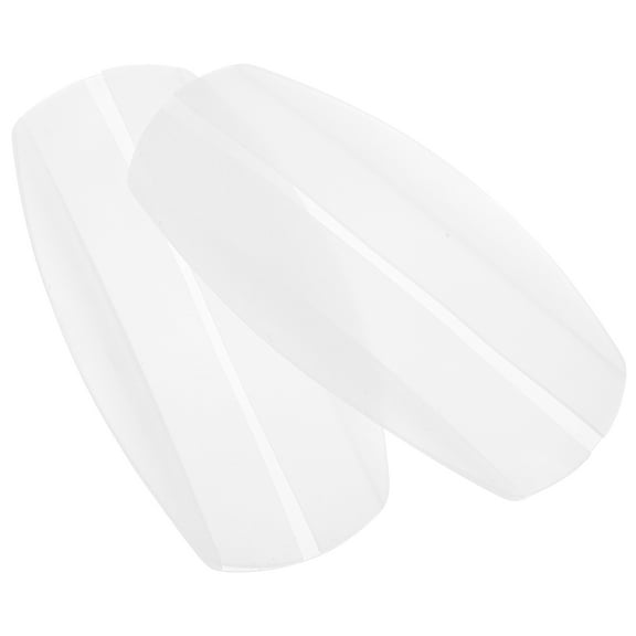 GOOHOCHY Silicone Bra Strap Cushions Shoulder Pads for Daily Comfort, Durable and Soft, 2 Pieces in White
