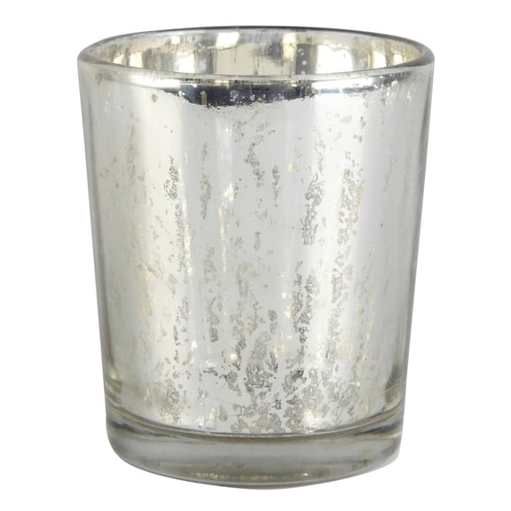 12 Pack: Silver Mercury Glass Votive Holder by Ashland