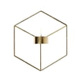 thumbnail image 1 of Candelabro geométrico 3D Candelabro de pared de metal Candelabro para decoración del hogar del banquete de boda, Dorado Advancent JJ16164-03, 1 of 6