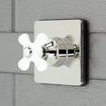thumbnail image 2 of Kingston Brass KS3047PX 3-Way Diverter Valve with Trim Kit, Brushed Brass, 2 of 7