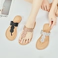 thumbnail image 6 of Ataiwee Women's Flat Slide Sandals - Comfortable Cute Summer Flops., 6 of 7