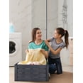 thumbnail image 4 of Caja Plegable con efecto madera Azul AGBOX | Almacenaje Versátil | Ideal para Cualquier Espacio, 4 of 5