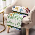 thumbnail image 3 of Grandma's Garden - Personalized Grandma Blanket, 3 of 7