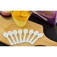 thumbnail image 3 of Extra Sturdy, 400pc 3" Taster Plastic Mini Ice Cream Dessert Spoons BPA FREE White 1 Box Set GM1002A, 3 of 4