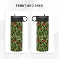 thumbnail image 3 of Sikiie Green Cacti And Red Chili Print 18OZ Insulated Straw Cup, Portable Leak-proof Sports Water Bottle, Stainless Steel Water Cup Suitable for Home and Outdoor, 3 of 8