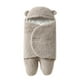 thumbnail image 1 of Sacos de dormir Cute Baby Swaddle Manta Recién nacido Swaddle Wrap Suave felpa Recibir Swaddle Wrap Saco de dormir para bebé con pies Saco de dormir para bebé para invierno, tamaño S para bebés de 0 a Abody Sacos de dormir, 1 of 7