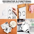 thumbnail image 7 of Minimalist Circle Pattern Decorative Waffle Towel Kitchen Dishcloth 28x18in Multi-Use Tea Towel, 7 of 7