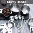 thumbnail image 6 of Measuring Cups and Spoons Set of 20, 7 Stainless Steel Cups & 9 Spoons, 1 + Leveler for Cooking & Baking, 6 of 6