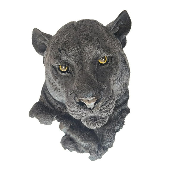 3D Faux Statue,Hanging resin material art Crafts,Wall Mount Panther
