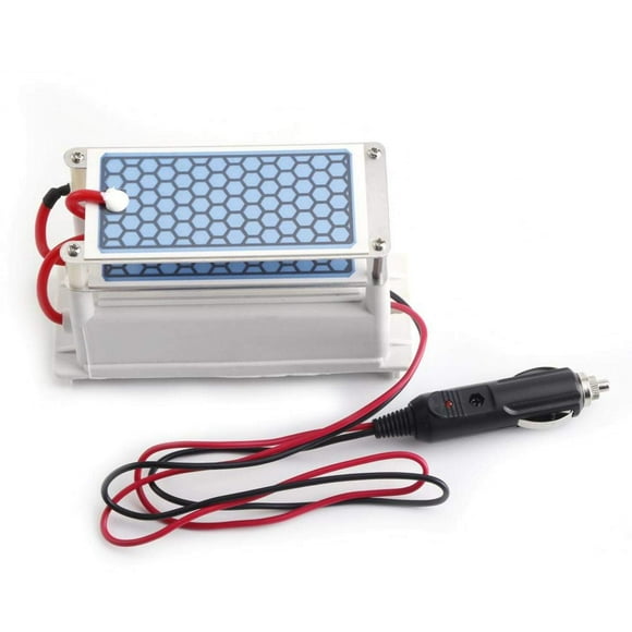 EVTSCAN Generador de Ozono para Automóviles 10 g/hr 12V CC con Módulo de Placa de Cerámica Doble Cara, Salida de Alta Tensión de 3.8 KV, Ventilador, Unidad de Control, Caja No Incluida