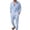 Light Blue&1080, variant on CONFREE Mens 2 Peice Linen Pant Sets Casual Men's Jogging Tracksuit Set Soft Buttons Shirts Pants Beach Vacation Outfits for Men