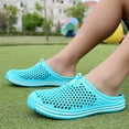 thumbnail image 3 of Mepaouo Womens Mens Garden Clogs Shoes Mesh Hole Water Sandals Summer Beach Slides Shower Slippers, 3 of 7