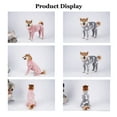 thumbnail image 6 of Large Dog Warm Jumpsuit, Winter Dog Pajamas, Dog Cold Weather Coat Luminous Outfit, Anti-Shedding Bodysuit for Medium Large Dogs Pink, 6 of 7