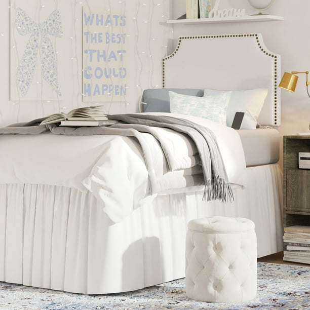 Hillsdale Upholstered Hanging Twin Headboard with Nailhead