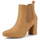 thumbnail image 1 of Botines de Chelsea Allegra K punta Redonda Tacones Gruesos para Mujer marrón 40, 1 of 6