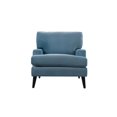 thumbnail image 3 of Enzo Recessed Arm Lawson Accent Chair Arctic Blue, 3 of 10