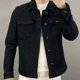 thumbnail image 3 of Chaqueta vaquera negra de otoño estilo hip hop con botones y diamantes de imitación para hombre, abrigo vaquero para hombre, rock elástico, entrega rápida, precio económico, lujo elegante, 3 of 5