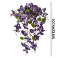 thumbnail image 4 of Taotanxi Fake Hibiscus Artificial Hanging Flowers Plants for Outdoors Spring Decoration, Silk Hibiscus Vines Realistic UV Resistant Faux Flowers for Outside Planter Porch Patio Yard Wedding Party, 4 of 7