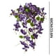 thumbnail image 3 of Wall Hanging Crabapple Branch Rose Artificial Flower Dining Table Home Rattan, 3 of 8