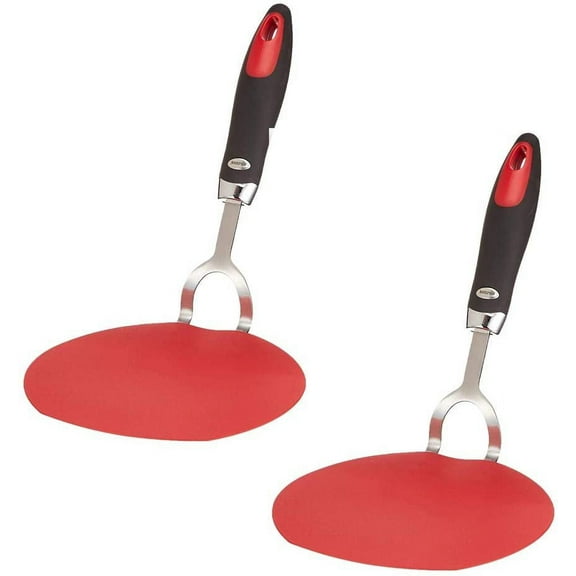 Norpro 13" Oversized Grip-EZ Stainless Steel / Nylon Flexible Spatula Turner 2 Pack