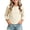 Beige, variant on hotojiny Little Girls Long Sleeve Shirts Comfy Soft Crewneck Plain Kids Tops Boys Fitted Casual Undershirts(Sky Blue,1-2 Years)