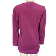 thumbnail image 2 of Camiseta de manga larga para mujer Nikou Top de manga larga con cuello redondo S M L XL XXL, 2 of 3