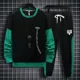 thumbnail image 5 of Ropa para hombre Camiseta estampada Pantalones gráficos para hombre Conjuntos Trajes deportivos blancos Ropa deportiva Top XL Chándal holgado Kpop Tendencia 2024 Al aire libre, 5 of 5