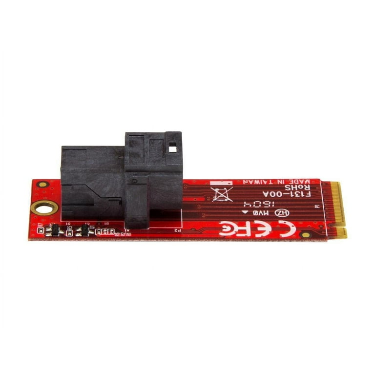StarTech.com U.2 to M.2 Adapter - for 1 x U.2 PCIe NVMe SSD - M.2 PCIe x4  Host Interface - U.2 SSD - M.2 PCIe Adapter - U.2 Drive (M2E4SFF8643)