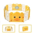 thumbnail image 1 of Parque Plegable para Niños Costway 12 Piezas Diseño de Pato Amarillo y Blanco 160 x 169 x 67,5 cm, 1 of 10