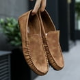 thumbnail image 6 of Men's Casual Loafers Slip On Leather Shoes Comfortable Lightweight Driving Shoes Male Moccasins Classic Penny Loafer Flats Boat Shoes Outdoor Walking Shoes, 6 of 14