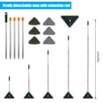 thumbnail image 2 of Triangular Cleaning Mop 360° Rotatable Adjustable Length Triangular Mop Soft Super Water Absorption Dry and Wet Wall Cleaning Mop for Floor Wall Window Cleaning, 2 of 9