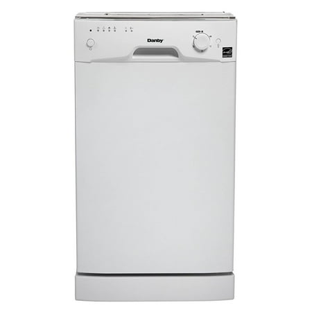 Danby 8 Place Setting Energy Star Under Counter Compact Dishwasher, Crisp White