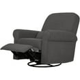 DaVinci Ruby Recliner and Glider in Dark Grey