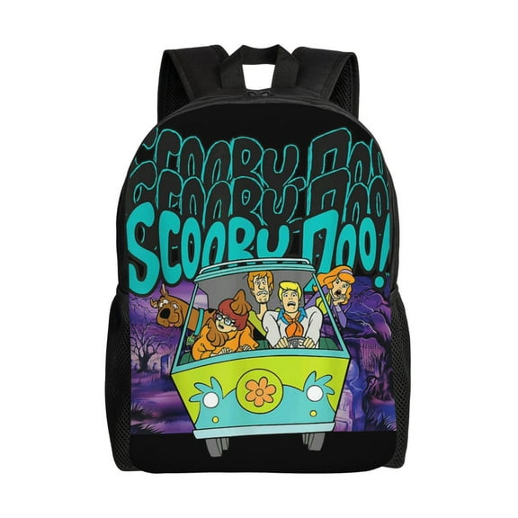 Scooby Doo Casual Daypack School Backpack High Capacity Lightweight Rucksack Bookbag For Adult Teen